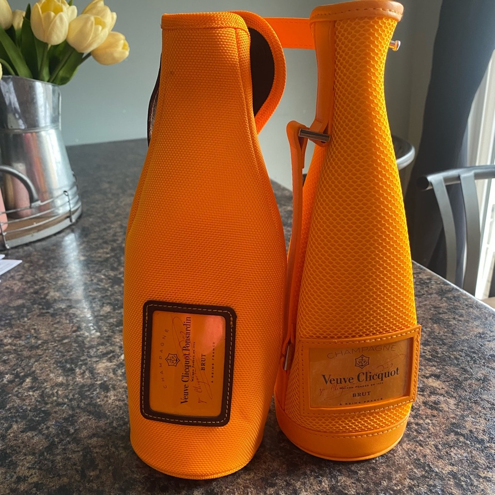 2 Vueve Cliquot Champagne Ice Jackets